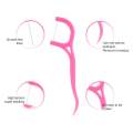 Dental Floss Threader with Toothpicks For Teeth 25 piece. 