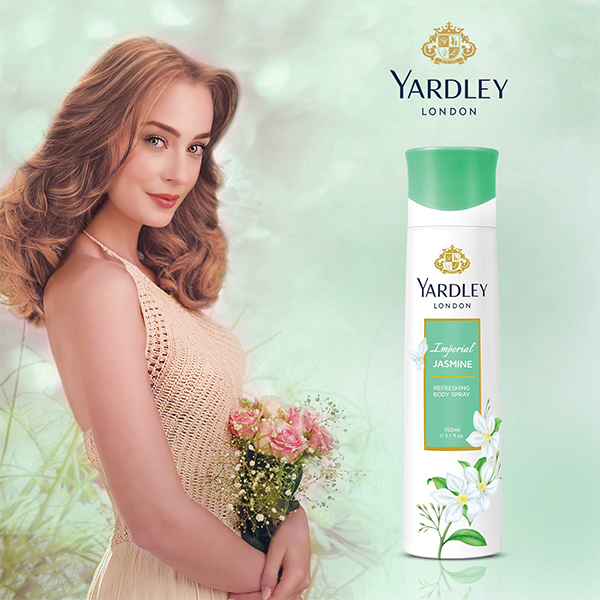 Yardley London Imperial Jasmine For Women Refreshing Body Spray 150ml