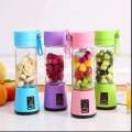 USB Rechargeable Juicer Blender 4 Blades Electric Blender Mini Portable Personal Size Juicer Cup USB Rechargeable Mixer 380ml Food Grade Water Bottle Portable Fruit Juicer Machine. 