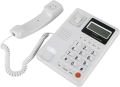 30 Days Warranty Loud Speaker Telephone Set Landline Caller ID Display Desktop Home Hotel Wired Office Landline Telephone Phone LCD Display Screen Redial Flash and Pre Dialing Function Wall Mountable Black Or White. 