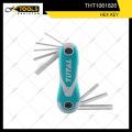 TOTAL 8 Pcs Hex Key (Pocket) THT1061826. 