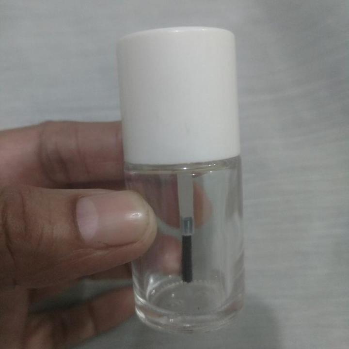 1pcs 10ml clear empty nail polish bottle with Brush cap gel nail polish bottle glass 10ml nail polish bottles also use tint