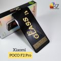 POCO F2 Pro - Oleophobic coated OG Gorilla Glass - Most Premium Quality - Full Coverage Tempered Glass - Extra Smooth touch - With Cleaning Wipes. 