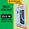 Interlink PD Pro 22.5W 10,000mAh Power Bank | Qualcomm Quick Charge 3.0 | Premium Quality. 