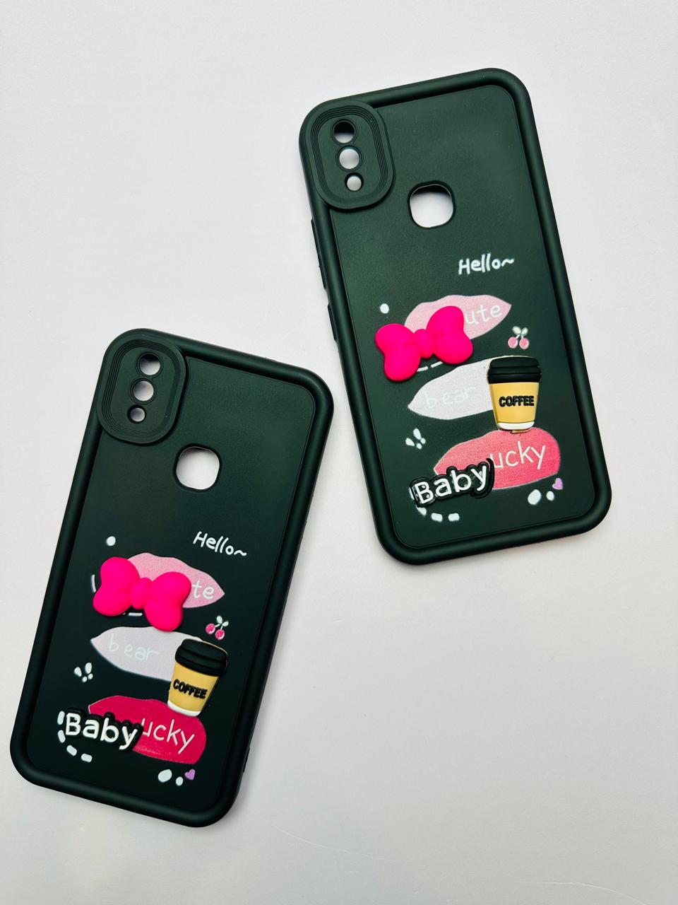 Lahore Mobile Case for Vivo Y85 / V9 / V9 Youth / V9 Pro Girls Back Cover - Luxerey Back Cover - Creative Lovely 3D Doll - Vivo Y85 / V9 / V9 Youth / V9 Pro Dolls Case 3