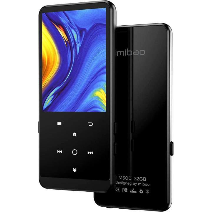 Mibao 32GB MP3 Player, Mibao MP3 Player with Bluetooth 4.2, MP3 music Player with FM Radio, Recording, 2.4" Screen, HiFi Lossless Sound, Support up to 64GB(Earphone, Sport Armband Included)
