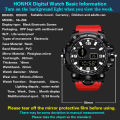Electronic Watch Week Display Stopwatch Life Waterproof Digital Watch. 