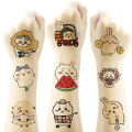 Cute Chiikawa Tattoo Stickers Temporary Tattoos For Kids Birthday Party Supplies Favors Cute Tattoos Stickers Decoration. 