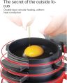 New Raf Electric Burgar Makers Sandwich Maker Machine 600w Imported Burgar Panini Maker Grilled Baking Toaster Bread Cheese Machine Tuna Melt Omelets Nonstick Surface Burger Press Flat Grill Cooking Stainless Steel Round Burger Machine for Breakfast Red. 
