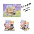 3D puzzle educational toy for kids | 3D Jigsaw Paper  House Assembling. 