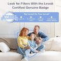 LEVOIT Tower Fan-Brand LOVOIT- Product Smart Classic 42"Tower Fan W/Remote Control-Smart 42 inch Tower Fan for Bedroom, DC motor, Oscillating with Quiet 26ft/s Velocity, 25dB Bladeless Floor Fan for Home Space, 12 Speeds, 4 Modes, 24H TiModel LFT-422S-WUS. 