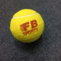 FB Sports Gas Ball Tennis Ball Tape Ball Pack of 1 - Premium Quality Tennis Balls for Tape Ball Cricket. 