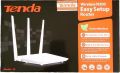 Tenda F3 Wireless WIFI Router Version 6 and Version 8 WI-FI Repeator Booster Extender WISP Home Network RJ45 4 Ports 300Mbps with Wireless Access Control IP based bandwidth control to assign bandwidth. 