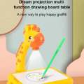 Giraffe Projector Painting Drawing Table Set for Kids, Trace and Draw Toy with Light, Child Smart Projector Sketcher Writing Desk, Art Projector Learning Machine for Boys & Girls. 