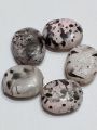 Pack of 40gms Beads, Black White Oval Plastic Beads For DIY Jewelry Making, Jewelry, DIY, Dresses And Crafting Accessories.. 