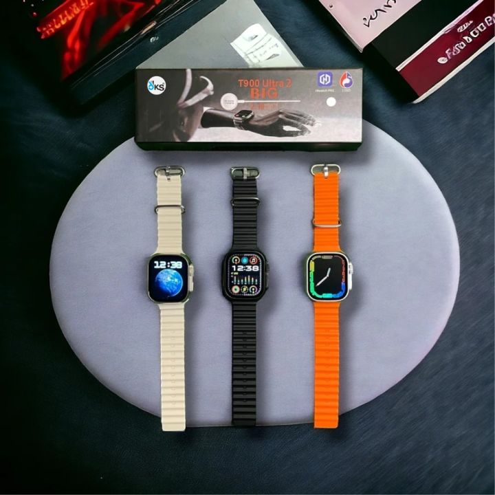 Oks%C2%AE%20Smart%20Bracelet%20T10%20Ultra/T800/T900,%20Wireless%20Charging,%20Heart%20Rate%20&%20Sleep%20Monitor,%20Bluetooth%20Call,%20Multi-Sport%20Fitness%20Tracker,%202.09"%20Touchscreen,%20Official%201:1%20-%20Image%202