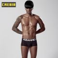 CMENIN 1pcs   Cotton  Men Underwear Boxer Trunks Quick Dry Mens Boxershorts Underpants Boxers Letter AD125. 