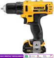 Dewalt DCD710D2 10.8V Max XR Li-ion Compact drill driver. 