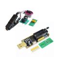 CH341 Series EEPROM Flash BIOS USB SOP8 Test Clip For EEPROM programming+2 adapters 1.8V adapter. 