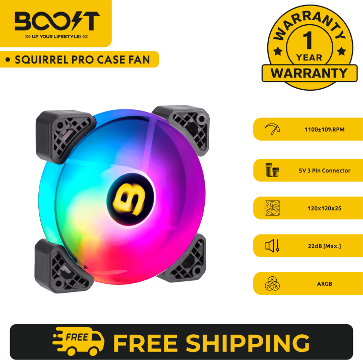 Boost Squirrel Pro ARGB PC Case Fan