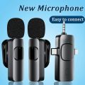 Wireless MIC AUX 3.5mm Mic K35 / K15  Wireless Single/Double Microphone For Interview, Vlogging , Podcast. 