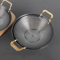 Stir-Fry Pan Stainless Steel Wok Pan Boiling Pot Nonstick Frying Pans Fry Honeycomb Wok With Double Handles For Cookware Honeycomb Kitchen Pot Griddle Metal Cooking Pot Wok. 