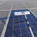 Solar Panel Cleaning Brush with 20 Feet Long Handle – Water Flow System for Panels Cleaning Stainless Steel Extendable Rod. 