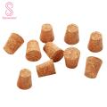 Wine Bottle Cork 10pcs Biodegradable Wooden Wine Bottle Stoppers Leakproof Reusable Corks for Wine Bottles Southeast Asian Buyers' Choice Wine Bottle Seal. 