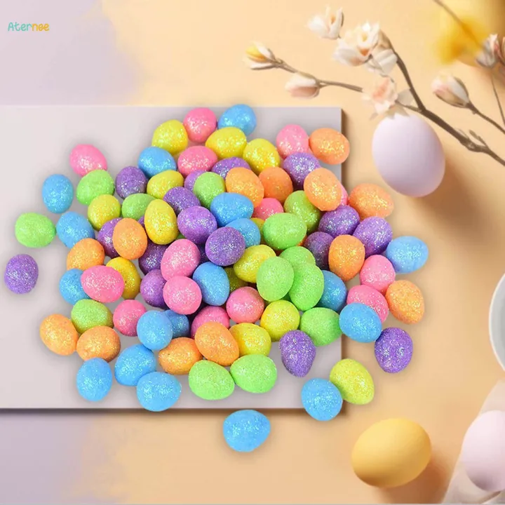 75%20Pieces%20Mini%20Easter%20Eggs%20Faux%20for%20Bird%20Nest%20Decor%20Photo%20Props%20-%20Image%203