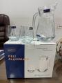 Delisoga 7 Pcs Glass Water Set, Premium Quality Glassware Water Set. 