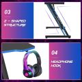 Gaming Desk Z Shaped 48 inch Gaming Workstation Ergonomic Gaming Table PC Computer Desk with Headphone Hook for Game Players, (customized). 