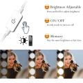 Makeup Mirror Lights Hollywood Style LED Vanity Mirror Lights 10 LED with Touch Stepless Dimmer,Plug-in Lighting Fixture Strip for Makeup Table Set in Dressing Room Bathroom. 