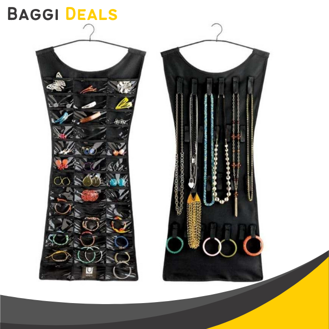 Two Sided Hanging Jewellery Organizer
