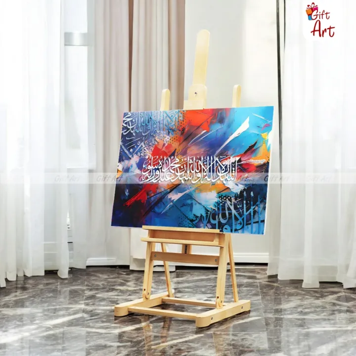 Kalma%20Shahadat%20%E2%80%93%20Modern%20Arabic%20Calligraphy%20Canvas%20Wall%20Art%20With%20UV%20Print%20-%20Image%204