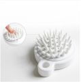 White Colors Handheld Scalp Massage Comb Soft and Comfortable Silicone Head Massager Promote Hair Growth Shower Brush Shampoo Massage Brush. 