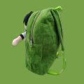 Green Color Ben 10 Plush Backpacks School Bag Stuffed Cartoon Character Bag for Children. 