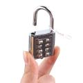 8 Digit Push Button Lock - Digit Password Combination Padlock for Suitcase School locker Luggage Travel bag ressetable Code Anti-Theft number Locks - NOT RESETTABLE Password Lock - Keyless Padlock. 