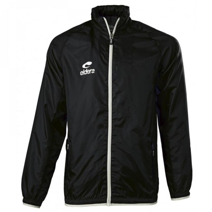 ELDERA Sirocco Kids / Boys RAIN Jacket / Windbreaker with Zip Side Pockets BLACK