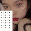 1PC Black Temporary Tattoo DIY Tear Mole Stickers Water Transfer Body Art Dot Tattoo Face Eye Corner Beauty Makeup Moles. 