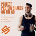 USB-Rechargeable Electric Shaker Bottle for Gym Shakes and More - Black Edition" UK IMPORT. 