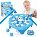 Creative Plastic Ice Breaking Game Toy Penguin Frog Animals Green/Blue/Yellow Decompression. 