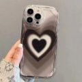 Casing Cream Love Apple Phone Case For Tecno Spark Go 2024 POP 8 Spark 20C Spark 20 Smart 8 Hot 40i Cover Curly Wave Soft Silicone. 