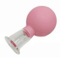 2Pcs Vacuum Cupping Cups Set Rubber Head Glass Anti Cellulite Massage Chinese Therapy Face Cupping Set Facial Rejuva Cup. 