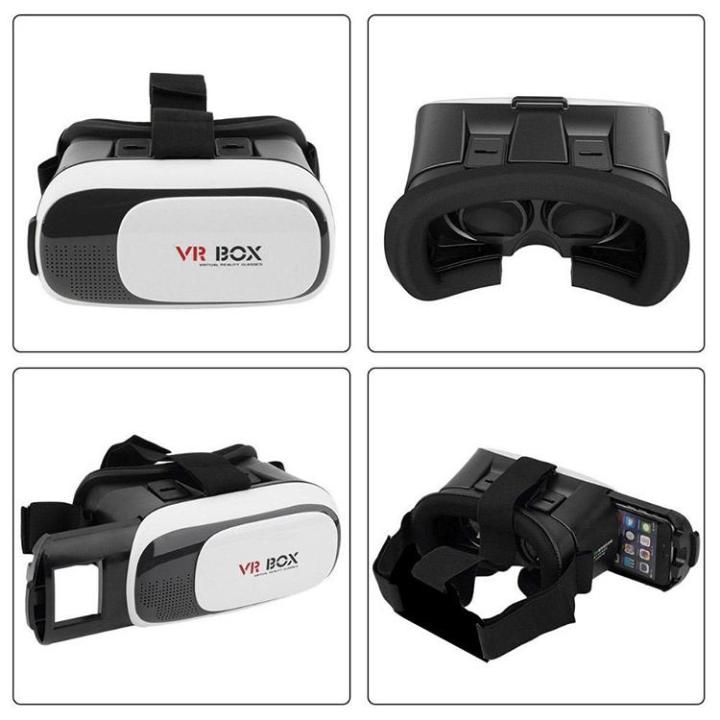 VR%20Box%20Version%202%203D%20Glasses%20with%20Remote%20Compatible%20with%204%20to%206.5%20Inch%20Smartphones,%20ABS%20Construction,%20Adjustable%20Lens%20for%20Comfort,%20White%20&%20Black%20-%20Image%205