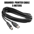 5/10M Printer Cable High Speed, USB (a-b) Premium Quality. 