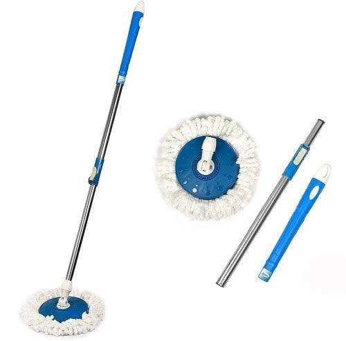 Rotated Stick ROTATION MOP STICK WITH ROTATED ANGLE - REMOVEABLE CLOTH | Daraz.pk
