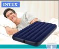 intex air mattress single 75''x30''x10'' with electric pump single air mattress. 