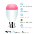 LINGANZH WiFi Smart Bulb Alexa Light Bulbs, WiFi Multicolor Dimmable LED Light Bulb Work with Alexa Google Home and IFTTT, Timer Schedule, Remote Control by Smartphone, No Hub Required (B22 B ayonet). 