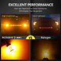 CANBUS LED Turn Signal Indicator Bulbs For Car Amber Yellow 1156 BA15S Waterproof High Quality Super Brightness 3014 144 SMD 7506 1003 1073 Hazard Lights. 