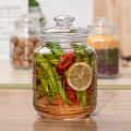 1Pc Glass Jar for Food Storage | 2.2L Food Container Tea Candy Kitchen Storage Bottle Jar Large Capacity. 